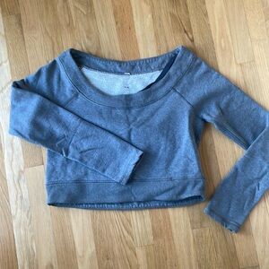 Lululemon cropped sweatshirt